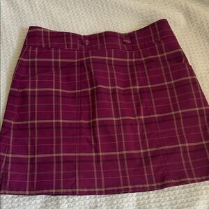 Oakley Golf Plaid Skort Size 0